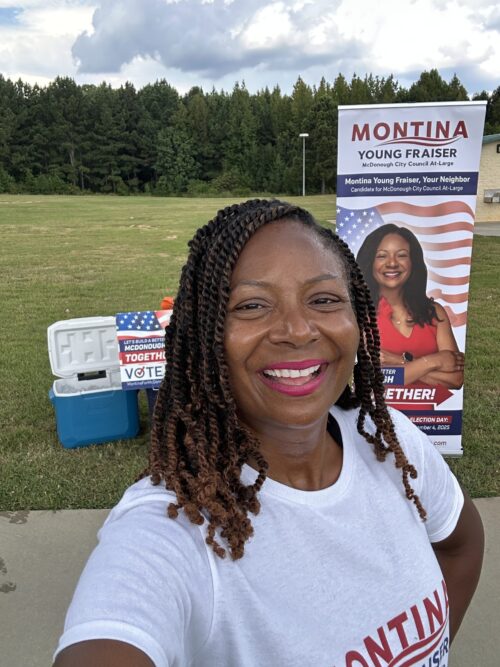 Walk the Block Wednesdays with the Montina for McDonough Team