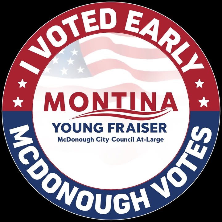Early Voting Starts Today (Oct. 14): Your Vote for McDonough’s Future is Now!