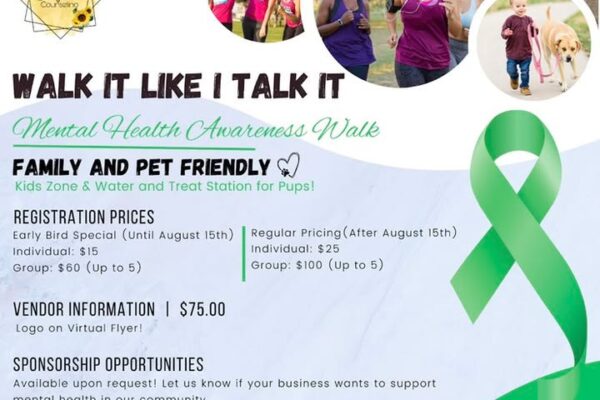 What a beautiful day at the “Walk It Like I Talk It” Mental Health Awareness Walk!