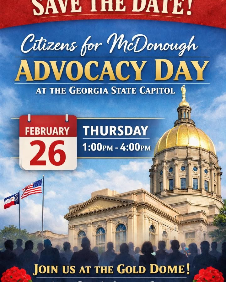 Citizens for McDonough Advocacy Day at the Georgia State Capitol